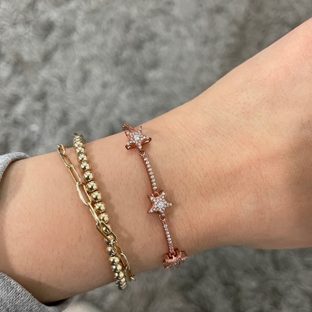 Rose Gold Star Bracelet